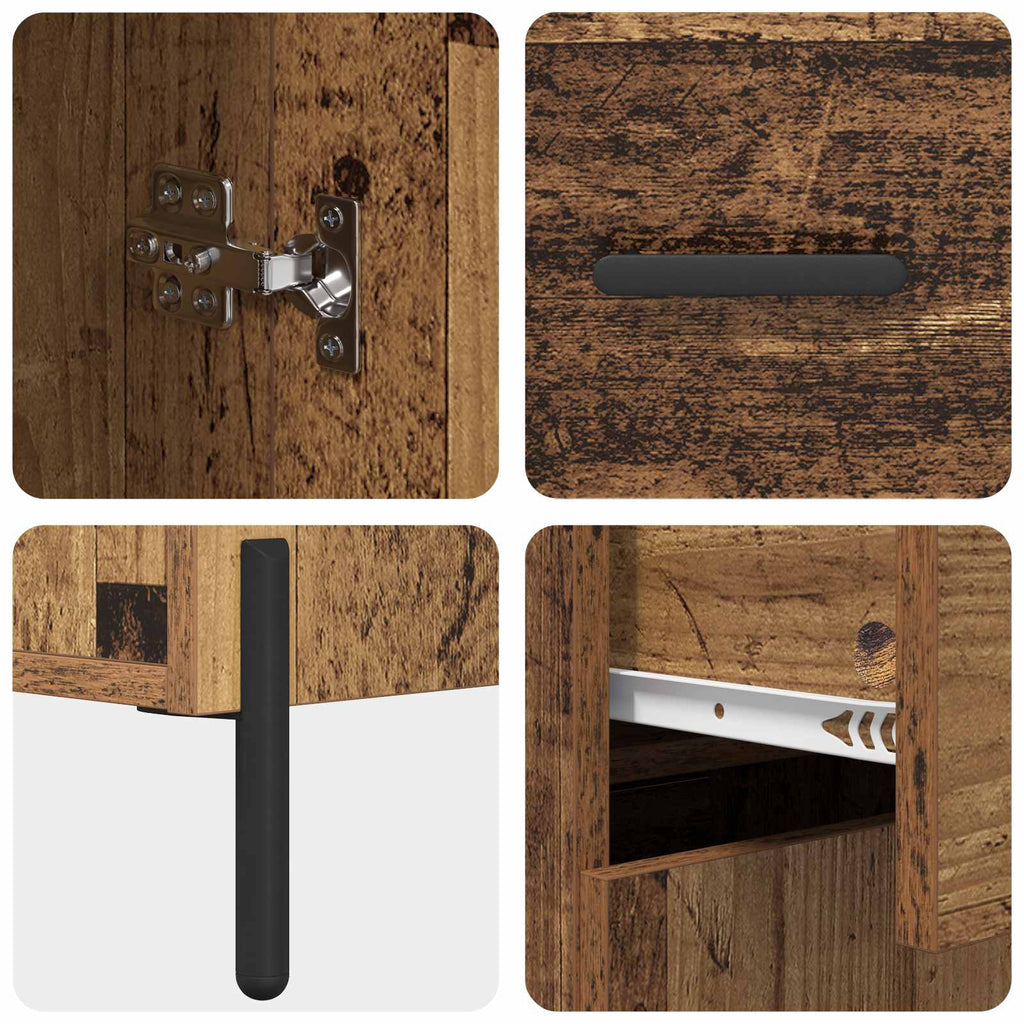 Sideboard Altholz 69,5 x 34 x 90 cm Holzwerkstoff