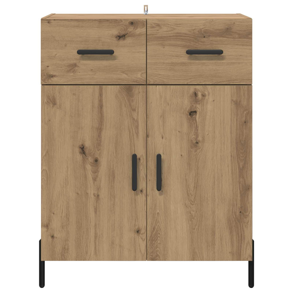 Sideboard Artisan-Eiche 69,5 x 34 x 90 cm Holzwerkstoff