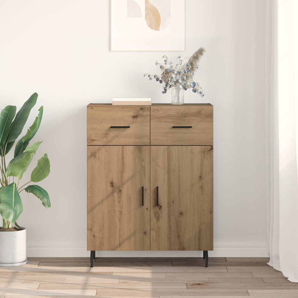 Sideboard Artisan-Eiche 69,5 x 34 x 90 cm Holzwerkstoff