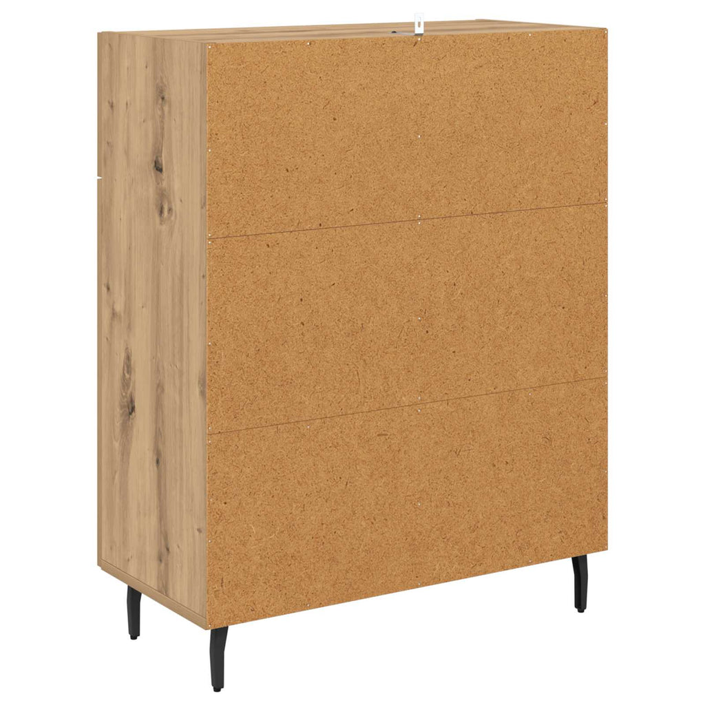 Sideboard Artisan-Eiche 69,5 x 34 x 90 cm Holzwerkstoff