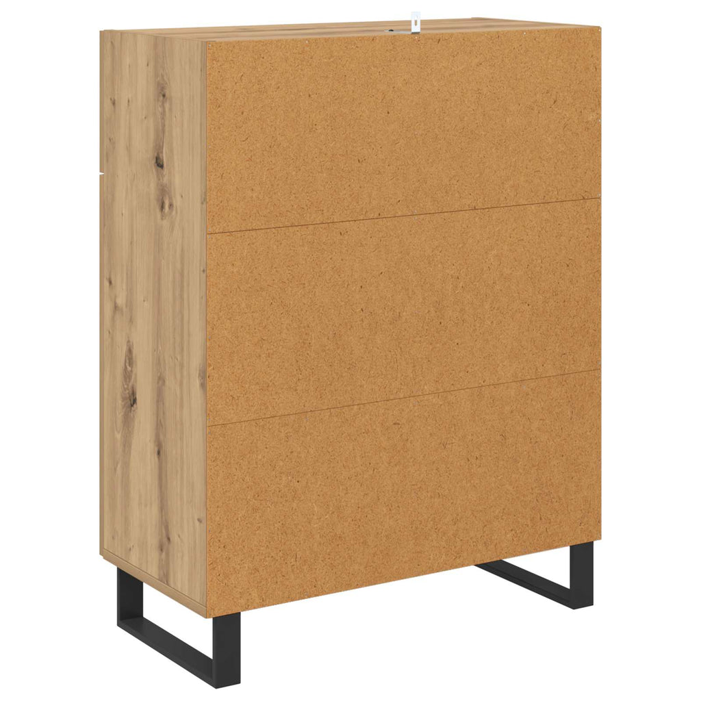 Sideboard Artisan-Eiche 69,5 x 34 x 90 cm Holzwerkstoff