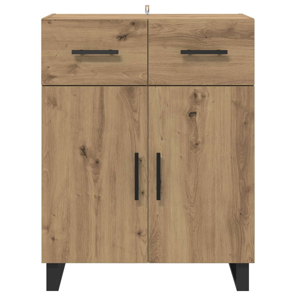 Sideboard Artisan-Eiche 69,5 x 34 x 90 cm Holzwerkstoff