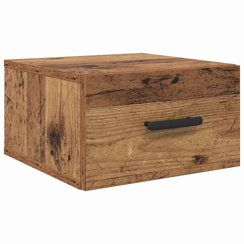 Nachttisch 2 pcs Altholz 35 x 35 x 20 cm Holzwerkstoff