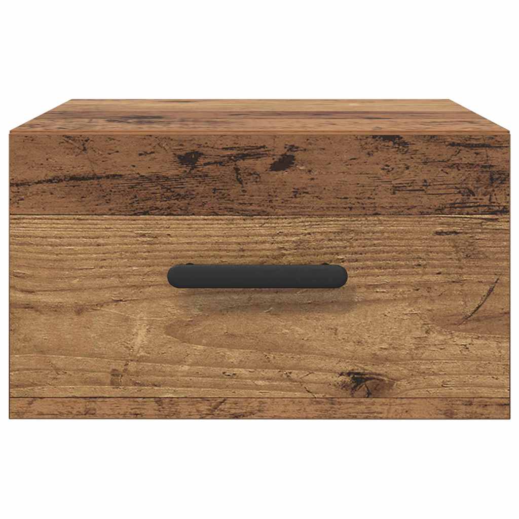 Nachttisch 2 pcs Altholz 35 x 35 x 20 cm Holzwerkstoff