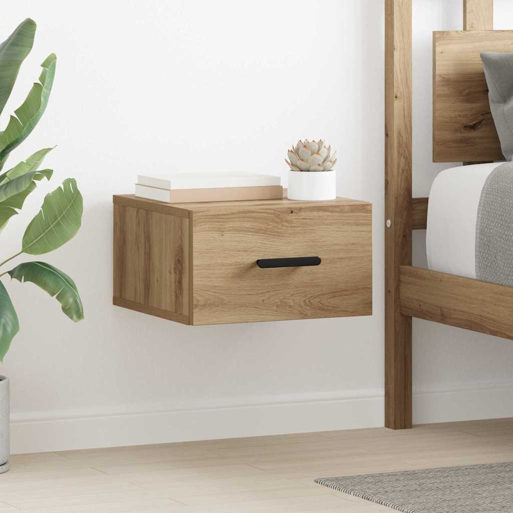 Nachttisch 2 pcs Artisan-Eiche 35 x 35 x 20 cm Holzwerkstoff