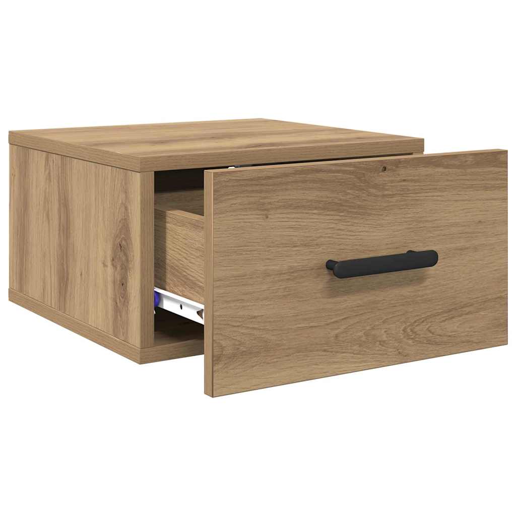 Nachttisch 2 pcs Artisan-Eiche 35 x 35 x 20 cm Holzwerkstoff