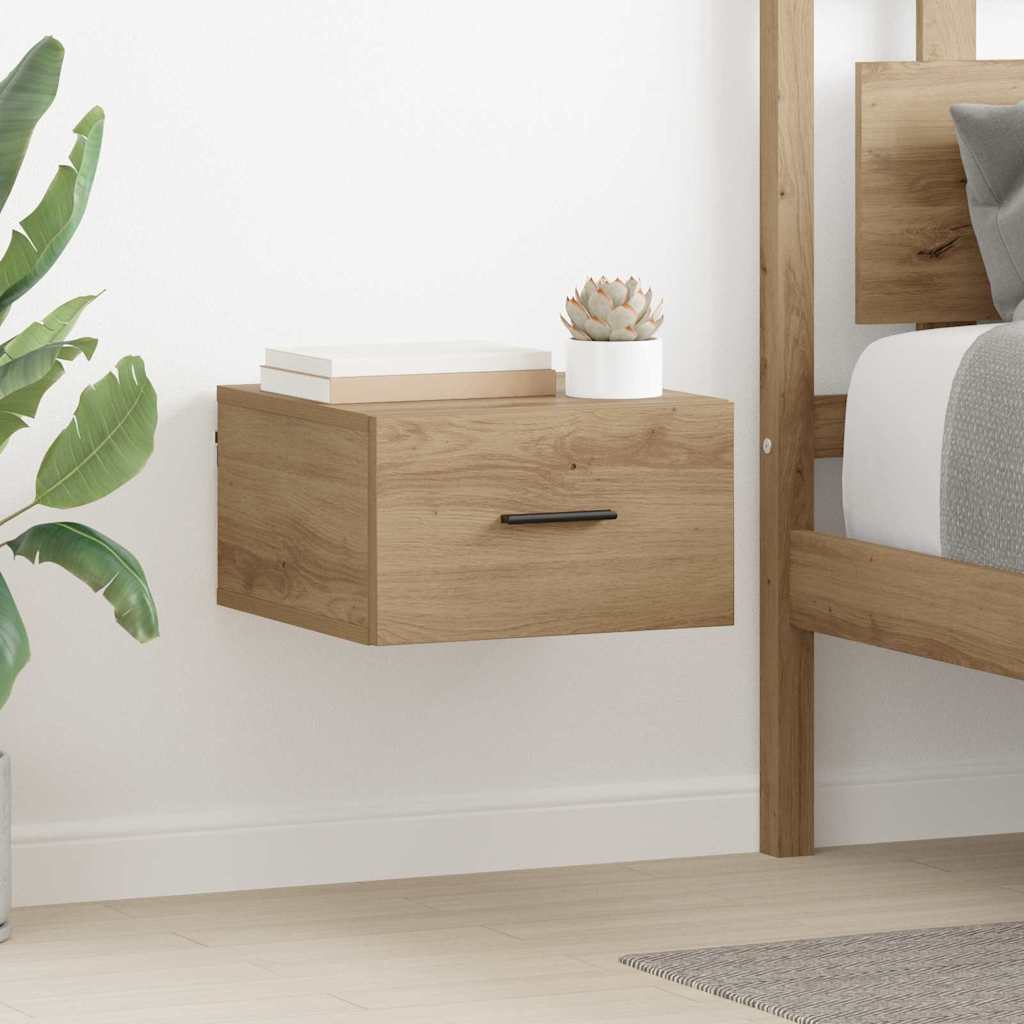 Nachttisch 2 pcs Artisan-Eiche 35 x 35 x 20 cm Holzwerkstoff