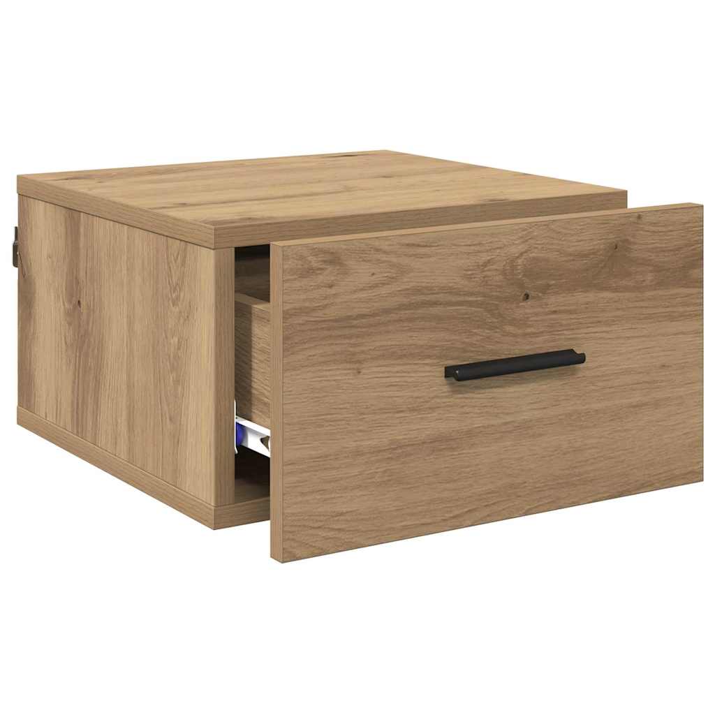 Nachttisch 2 pcs Artisan-Eiche 35 x 35 x 20 cm Holzwerkstoff