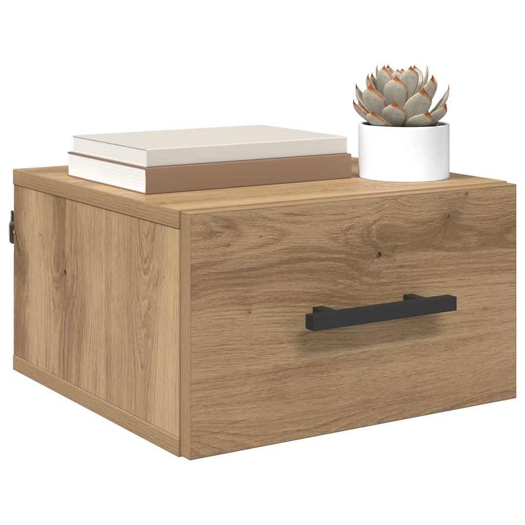 Nachttisch Artisan-Eiche 35 x 35 x 20 cm Holzwerkstoff