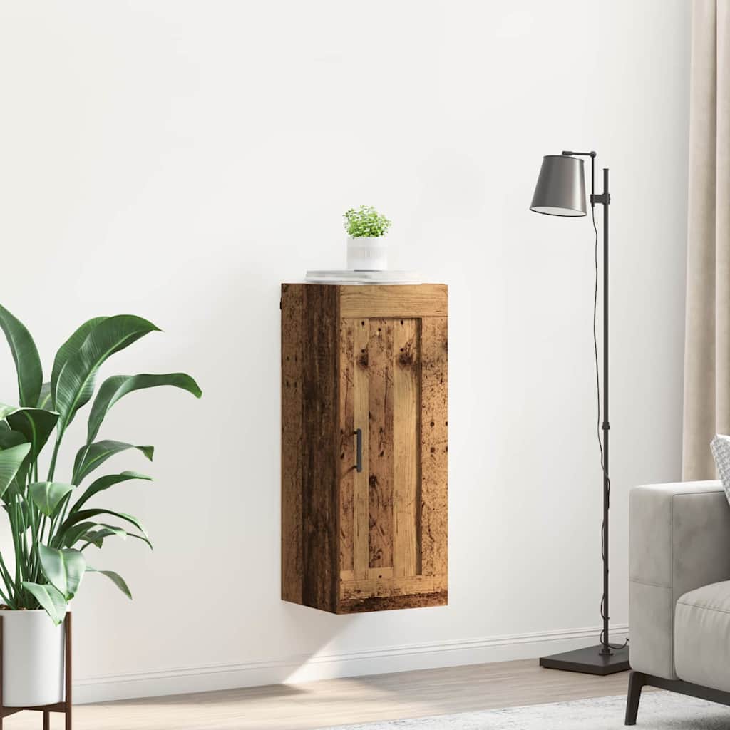 Wandschrank Altholz 34,5 x 34 x 90 cm Holzwerkstoff