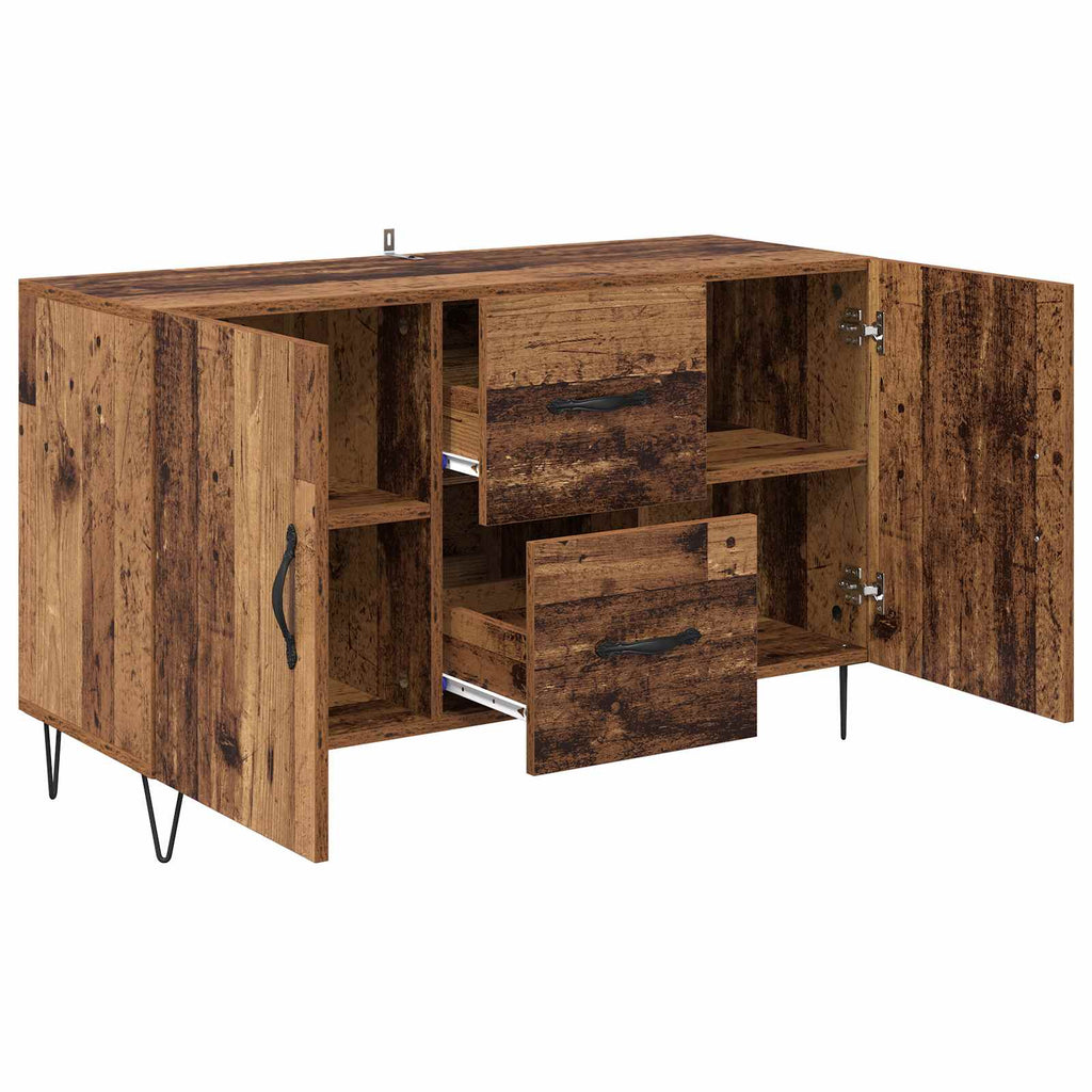 Sideboard mit Schubladen Altholz 100 x 36 x 60 cm Holzwerkstoff