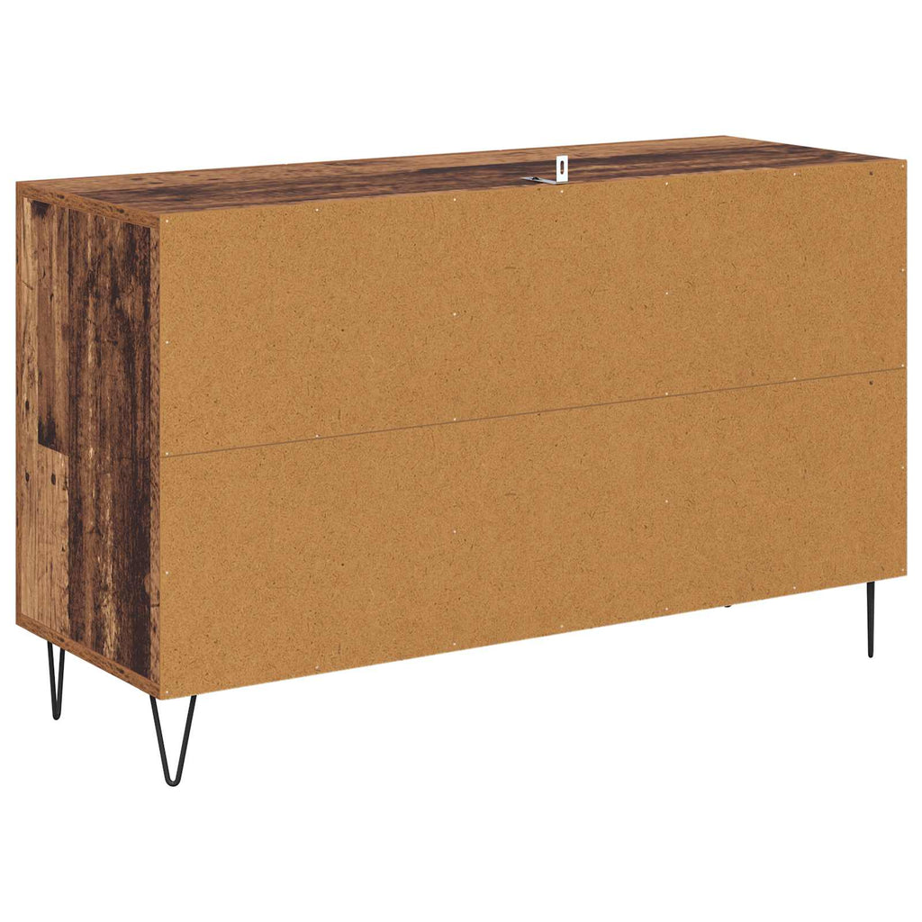 Sideboard mit Schubladen Altholz 100 x 36 x 60 cm Holzwerkstoff