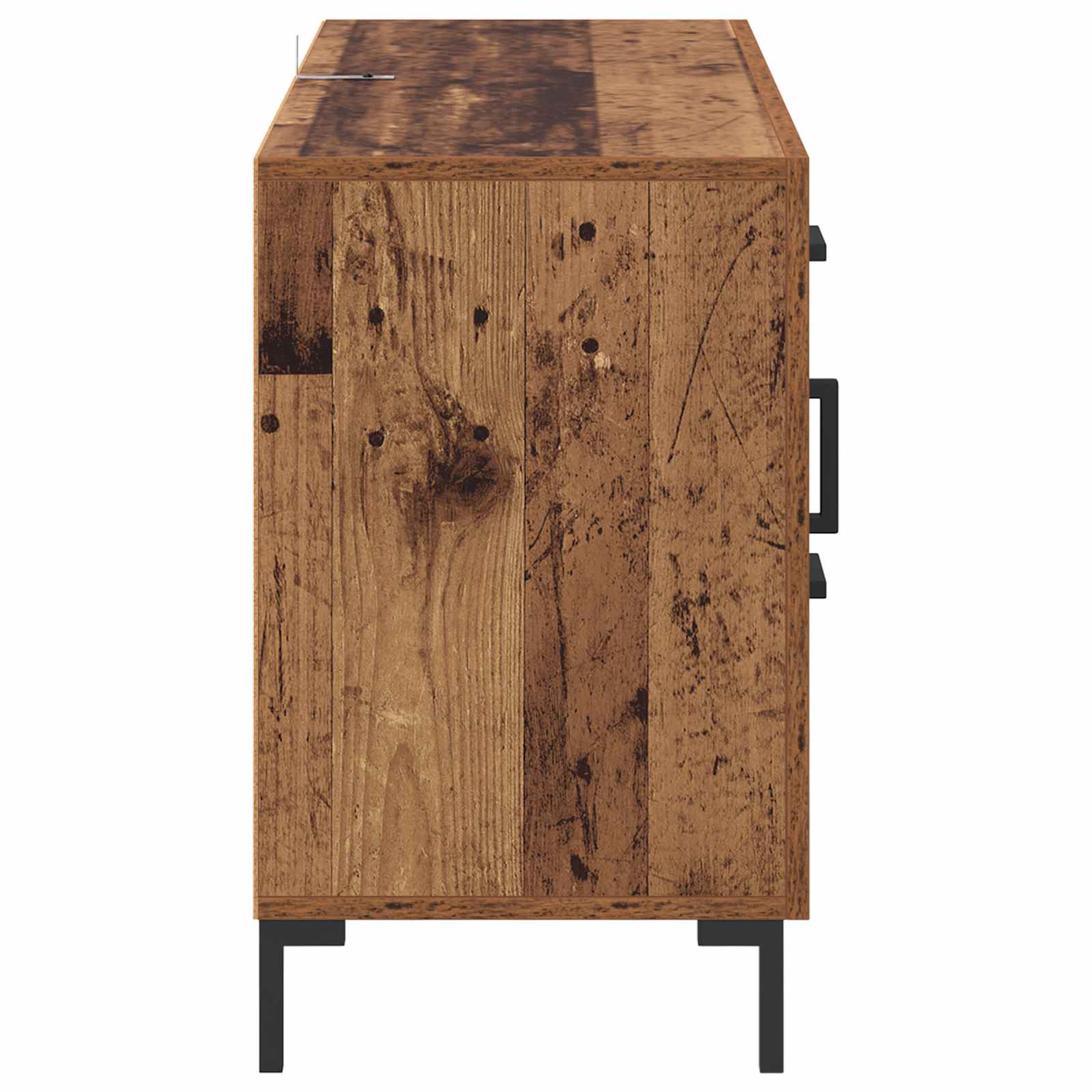 Sideboard mit Schubladen Altholz 100 x 36 x 60 cm Holzwerkstoff