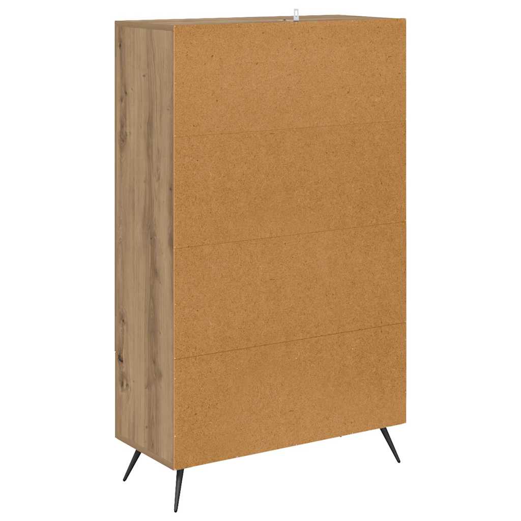 Highboard mit Schubladen Artisan-Eiche 69,5 x 31 x 115 cm
