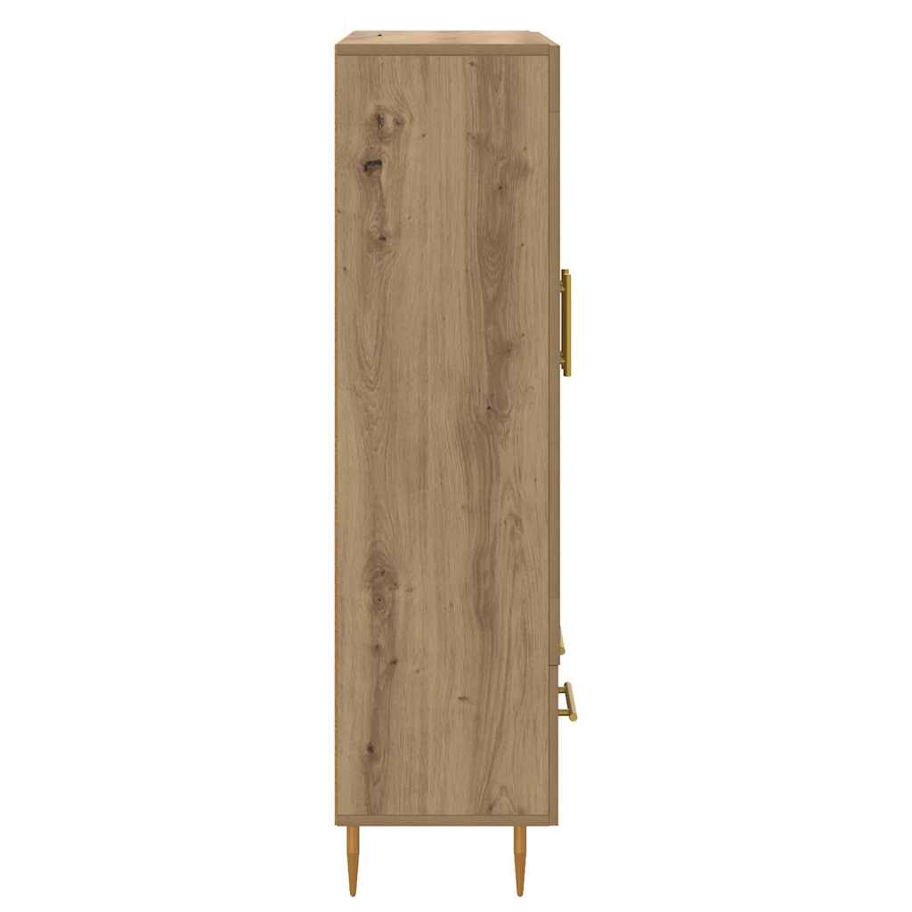 Highboard mit Schubladen Artisan-Eiche 69,5 x 31 x 115 cm