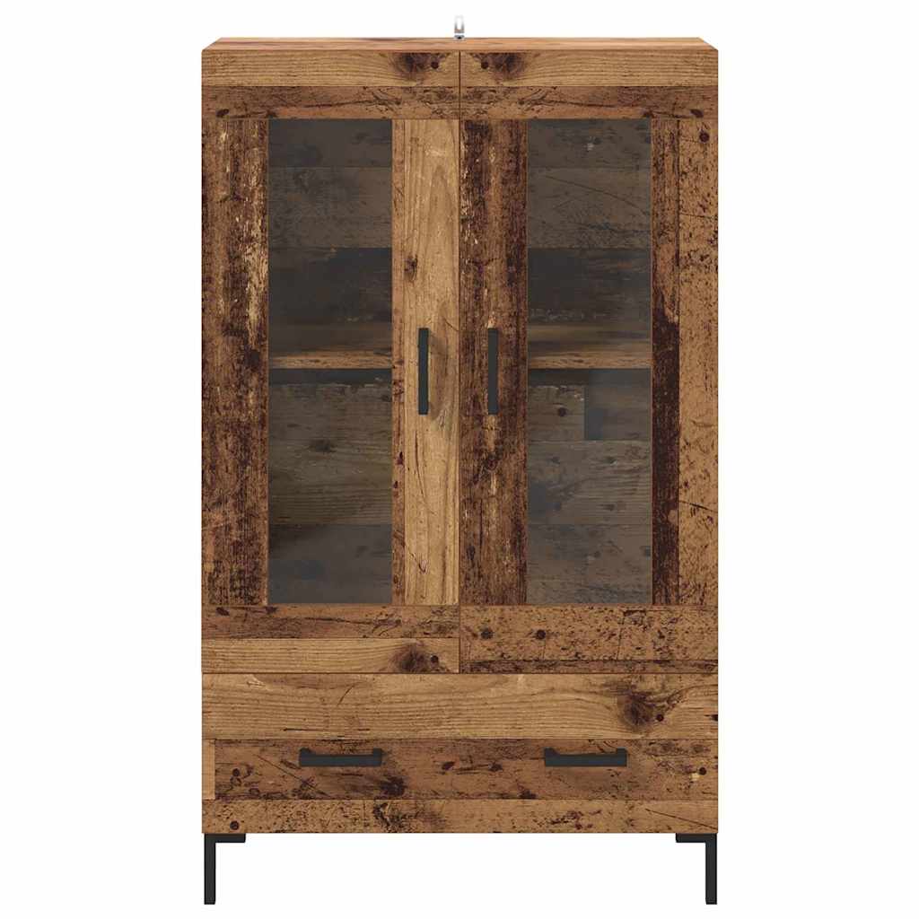 Highboard Altholz 69,5 x 31 x 115 cm Holzwerkstoff