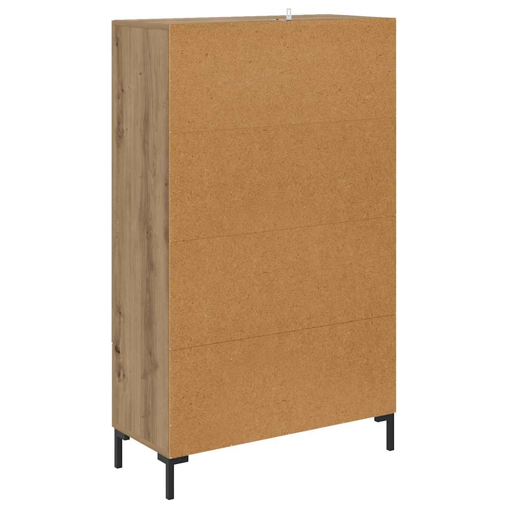 Highboard Artisan-Eiche 69,5 x 31 x 115 cm Holzwerkstoff