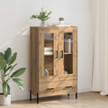 Highboard Corona Artisan-Eiche 69,5 x 31 x 115 cm Holzwerkstoff