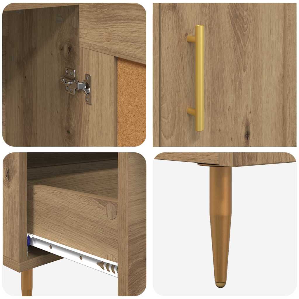 Highboard Artisan-Eiche 69,5 x 31 x 115 cm Holzwerkstoff