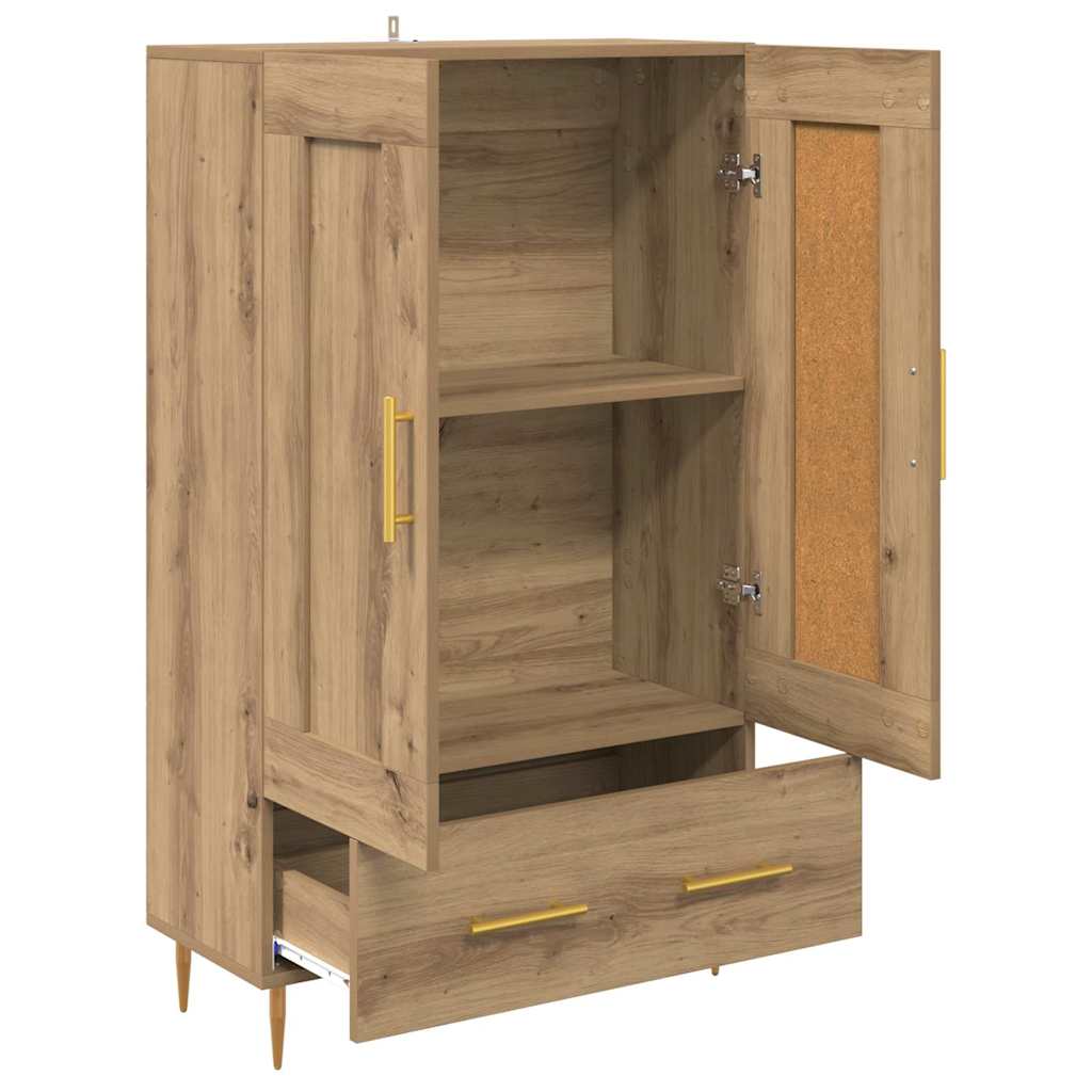 Highboard Artisan-Eiche 69,5 x 31 x 115 cm Holzwerkstoff