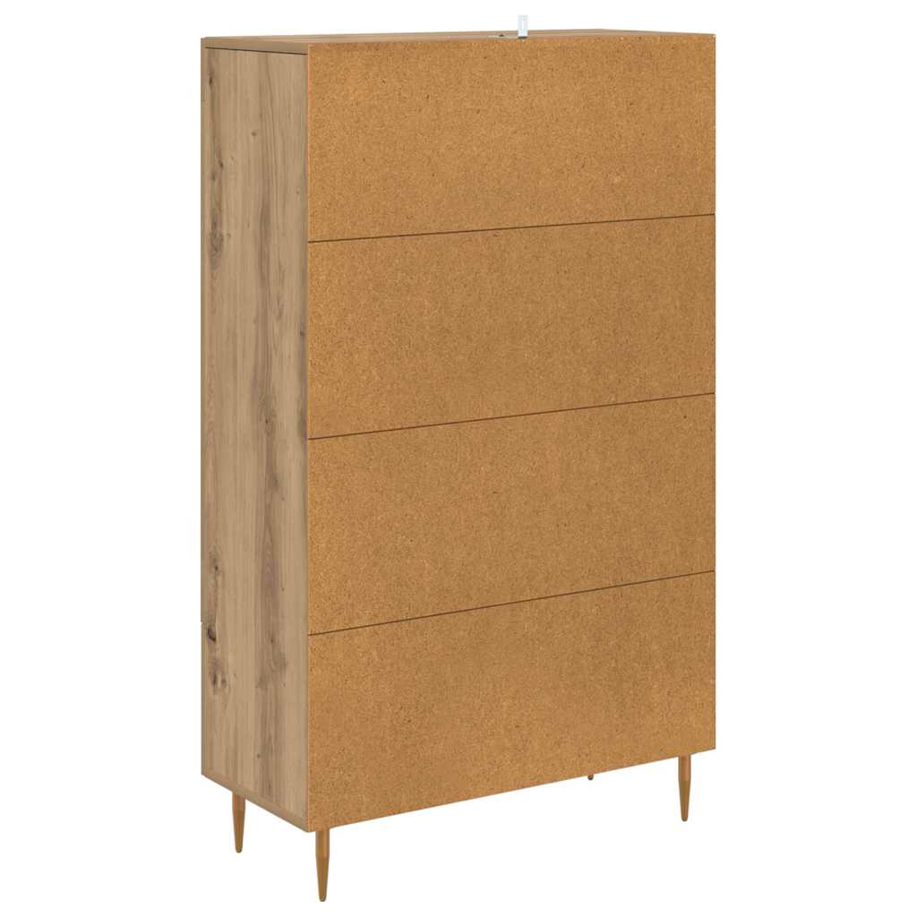 Highboard Artisan-Eiche 69,5 x 31 x 115 cm Holzwerkstoff
