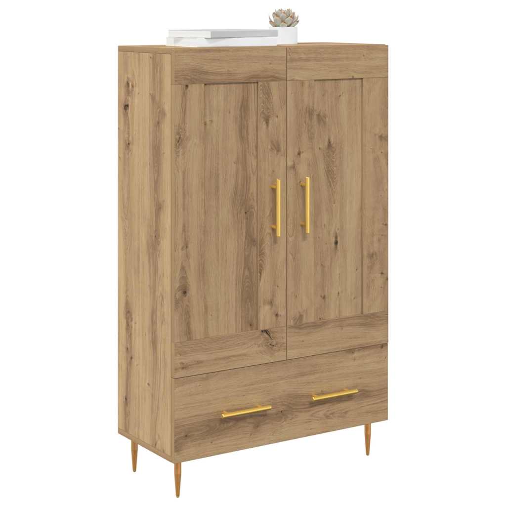 Highboard Artisan-Eiche 69,5 x 31 x 115 cm Holzwerkstoff