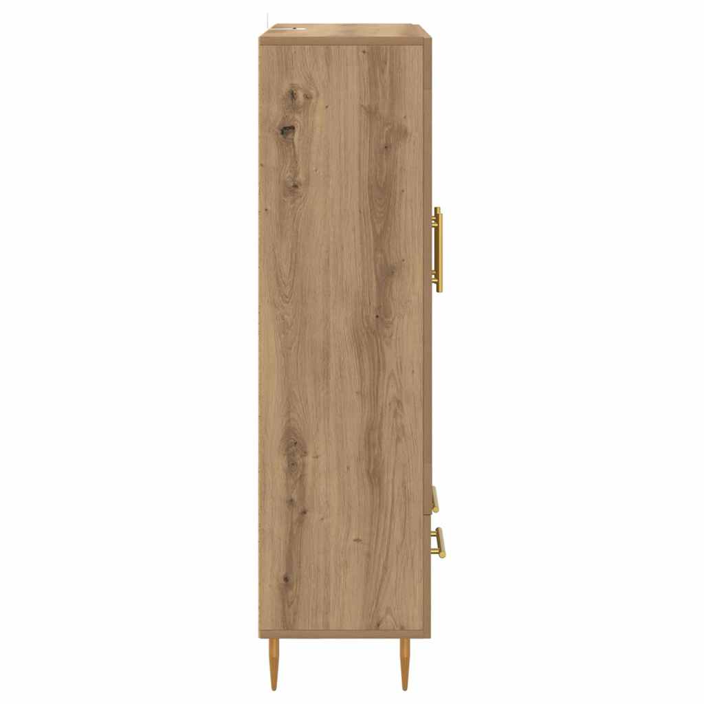 Highboard Artisan-Eiche 69,5 x 31 x 115 cm Holzwerkstoff