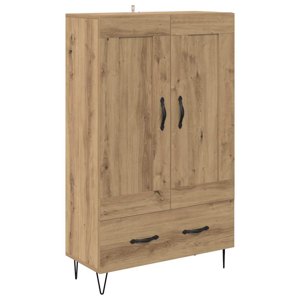 Highboard Artisan-Eiche 69,5 x 31 x 115 cm Holzwerkstoff