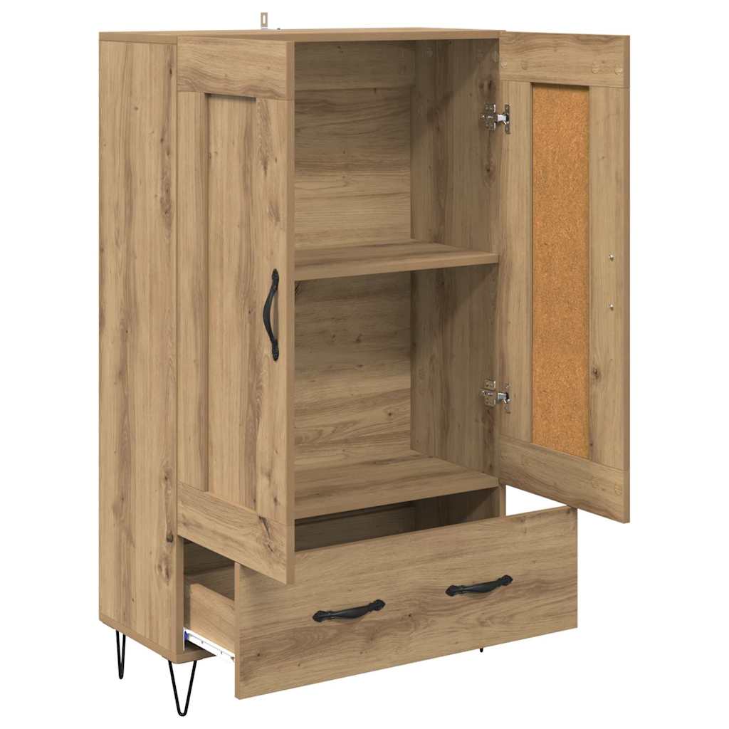 Highboard Artisan-Eiche 69,5 x 31 x 115 cm Holzwerkstoff