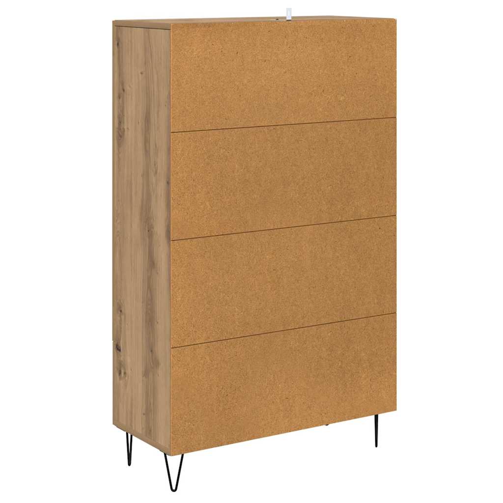 Highboard Artisan-Eiche 69,5 x 31 x 115 cm Holzwerkstoff