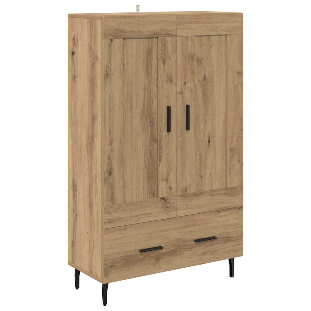 Highboard Artisan-Eiche 69,5 x 31 x 115 cm Holzwerkstoff