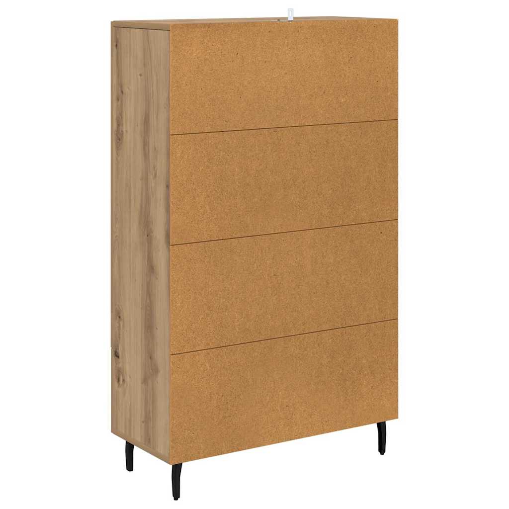 Highboard Artisan-Eiche 69,5 x 31 x 115 cm Holzwerkstoff