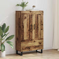 Highboard Altholz 69,5 x 31 x 115 cm Holzwerkstoff