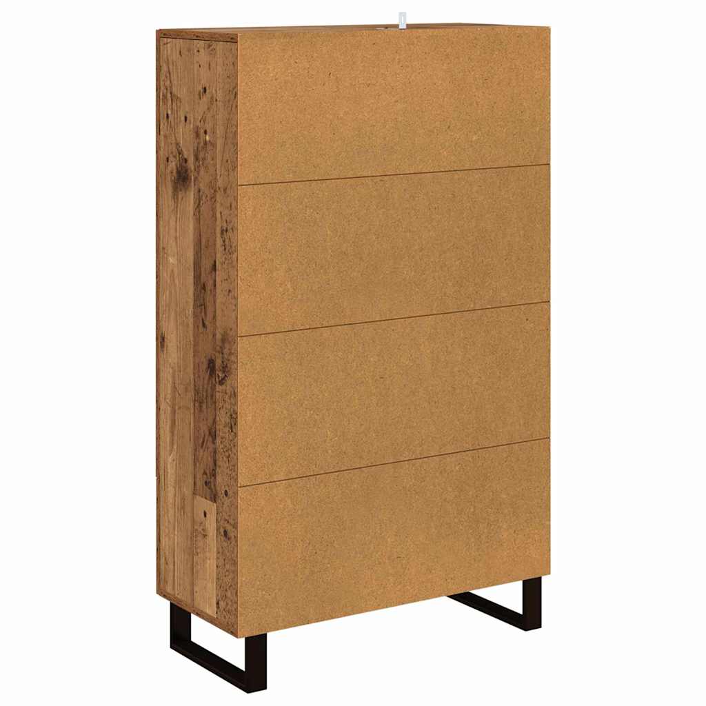 Highboard Altholz 69,5 x 31 x 115 cm Holzwerkstoff