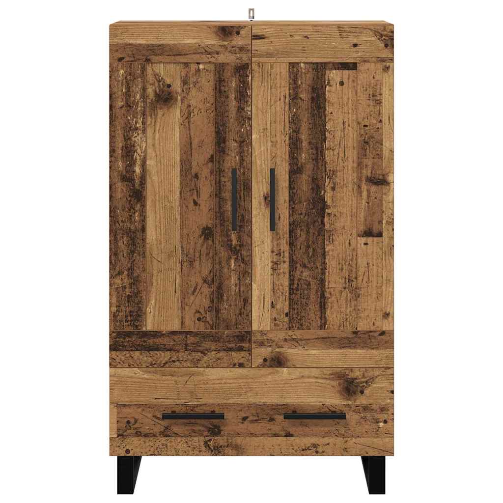 Highboard Altholz 69,5 x 31 x 115 cm Holzwerkstoff