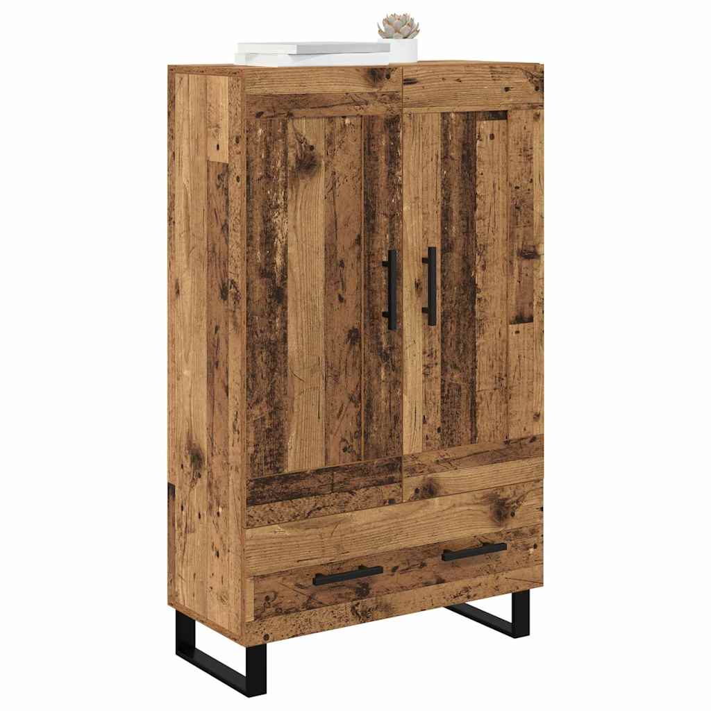 Highboard Altholz 69,5 x 31 x 115 cm Holzwerkstoff