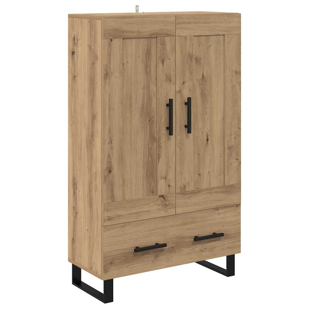Highboard Artisan-Eiche 69,5 x 31 x 115 cm Holzwerkstoff