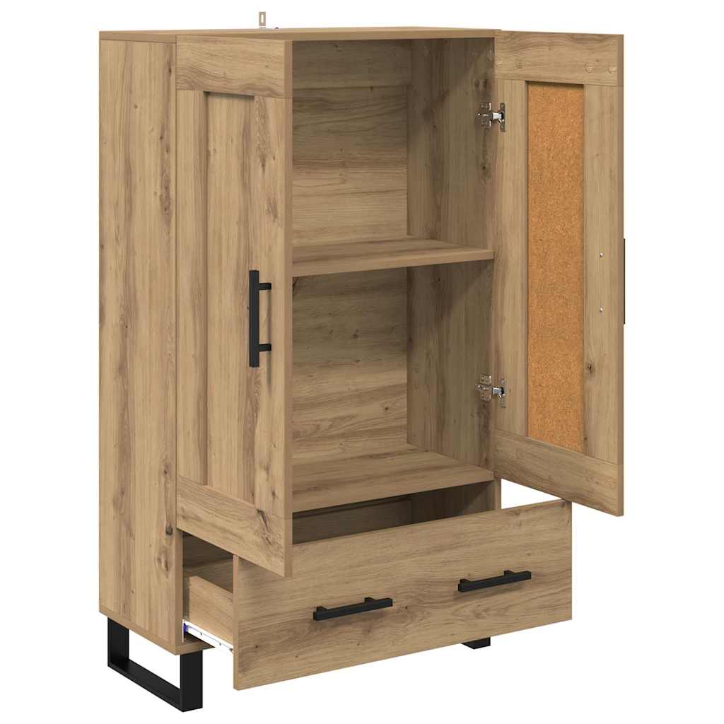 Highboard Artisan-Eiche 69,5 x 31 x 115 cm Holzwerkstoff