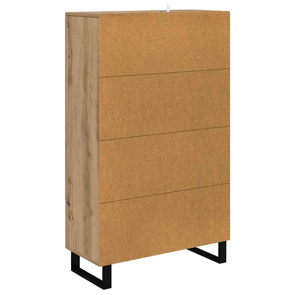 Highboard Artisan-Eiche 69,5 x 31 x 115 cm Holzwerkstoff