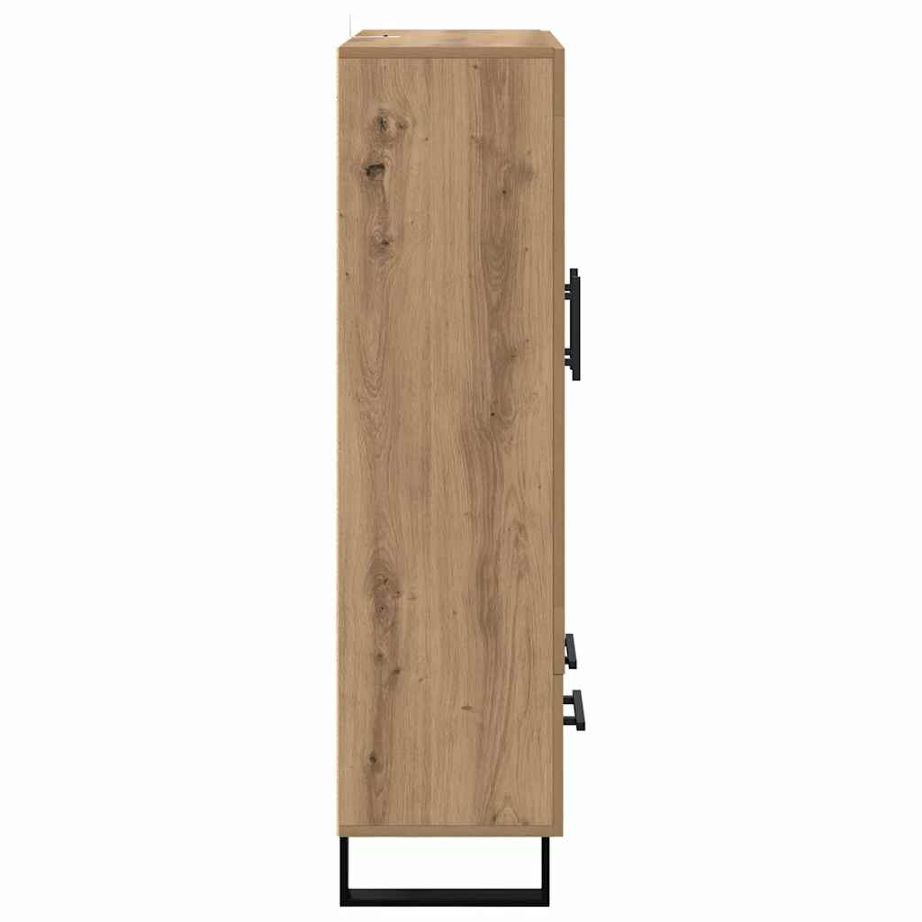 Highboard Artisan-Eiche 69,5 x 31 x 115 cm Holzwerkstoff