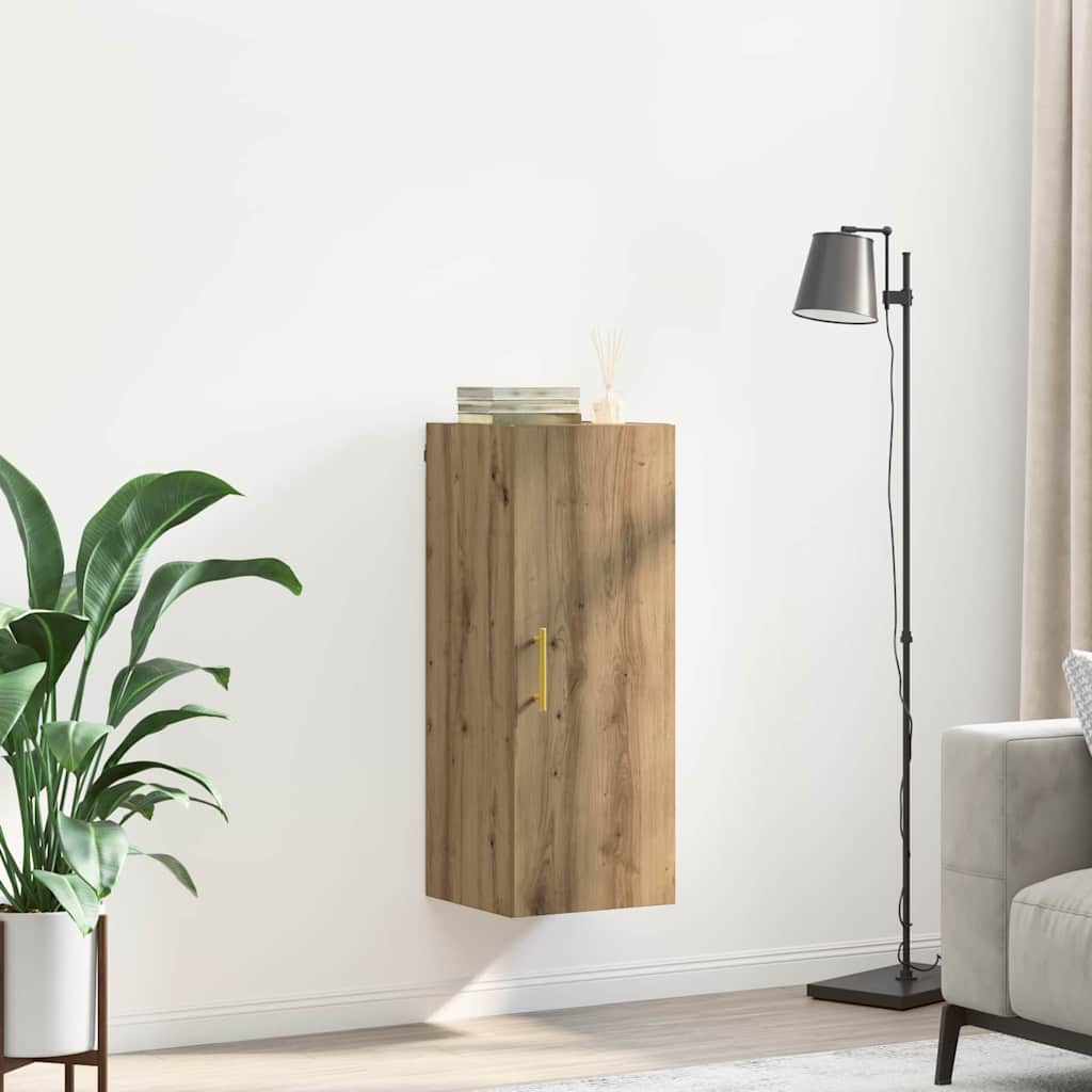 Wandschrank Artisan-Eiche 34,5 x 34 x 90 cm Holzwerkstoff