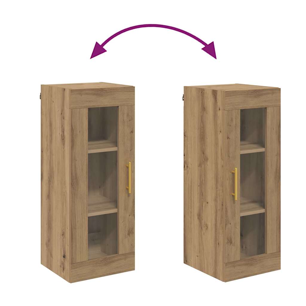 Wandschrank Artisan-Eiche 34,5 x 34 x 90 cm