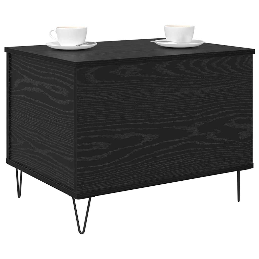 Couchtisch Schwarz Eichen-Optik 60 x 44,5 x 45 cm Holzwerkstoff