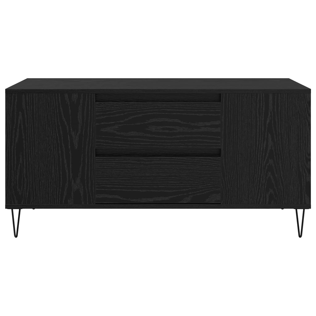 Couchtisch Schwarz Eichen-Optik 102 x 44,5 x 50 cm