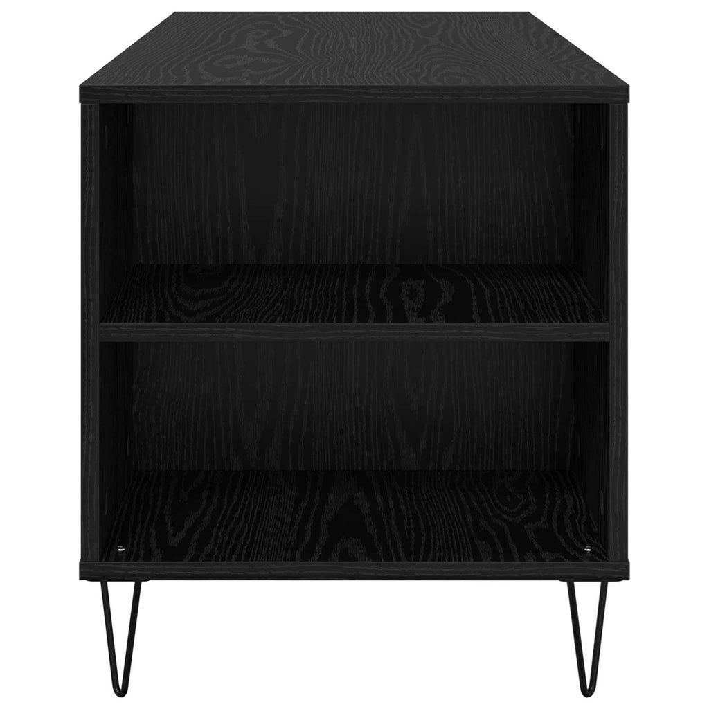 Couchtisch Schwarz Eichen-Optik 102 x 44,5 x 50 cm