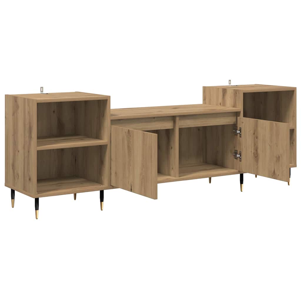 TV-Schränk Artisan-Eiche 160 x 35 x 55 cm Holzwerkstoff