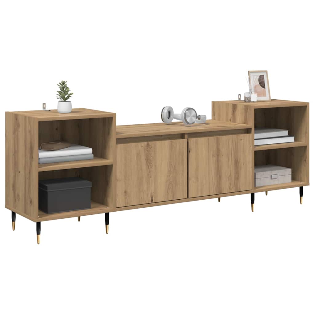 TV-Schränk Artisan-Eiche 160 x 35 x 55 cm Holzwerkstoff