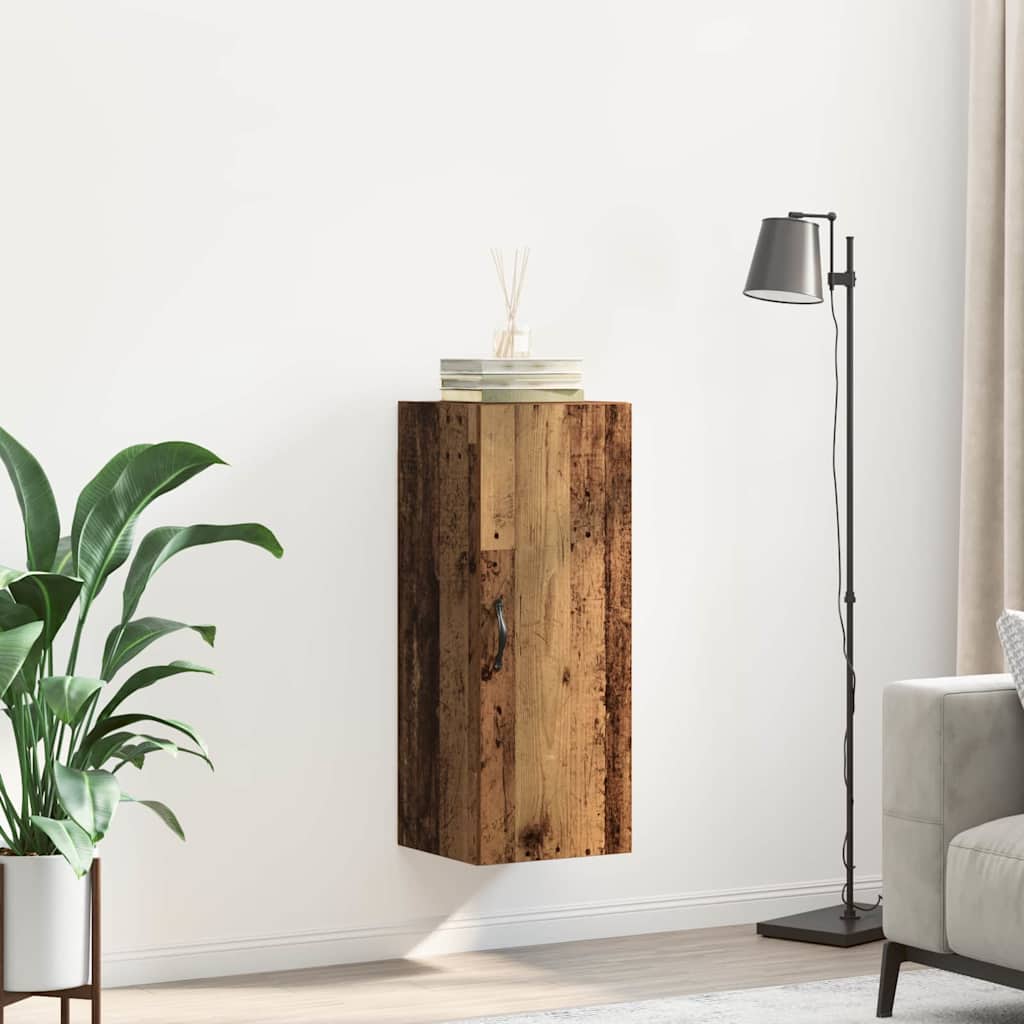 Wandschrank Altholz 34,5 x 34 x 90 cm Holzwerkstoff