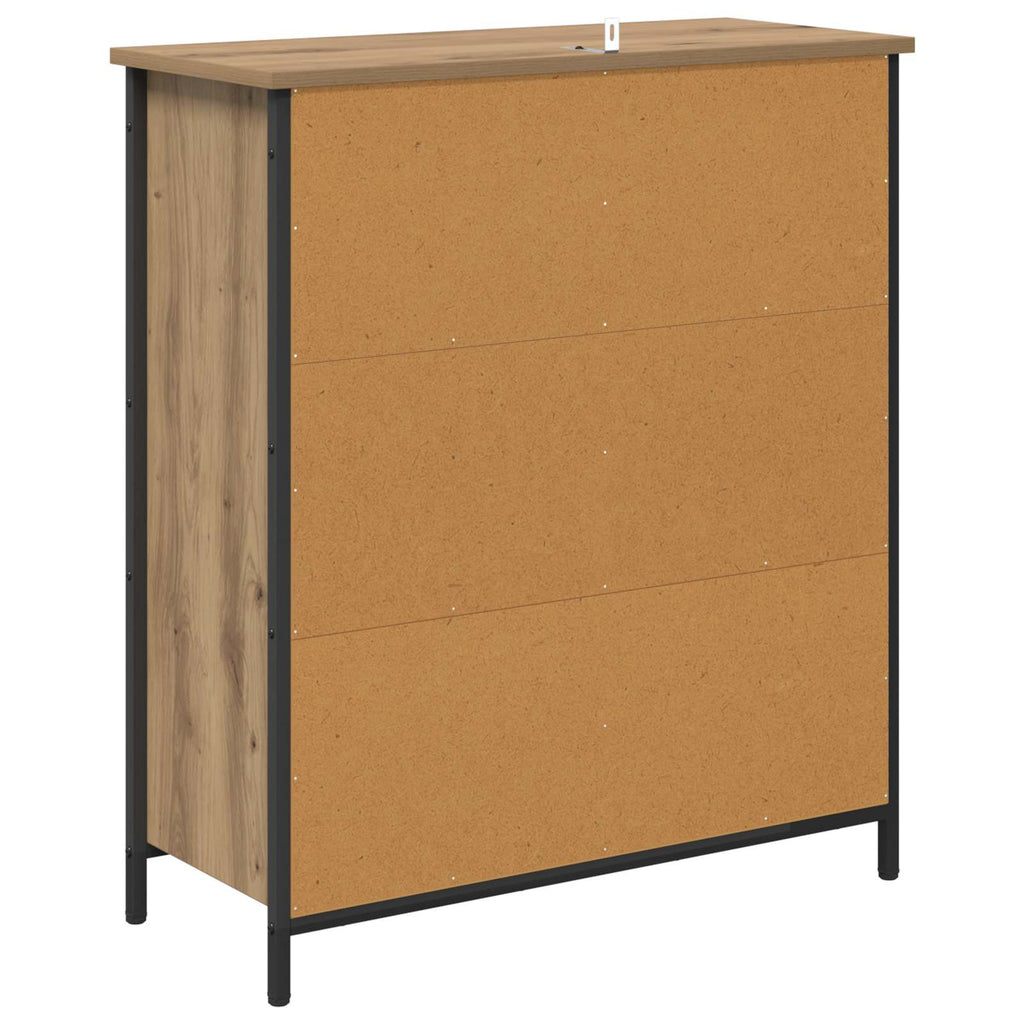 Sideboard Artisan-Eiche 70 x 30 x 80 cm Holzwerkstoff