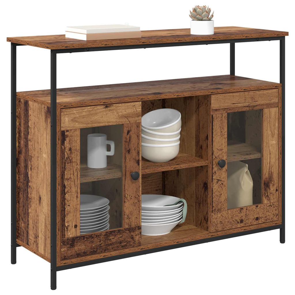 Sideboard Altholz 100 x 35 x 80 cm Holzwerkstoff